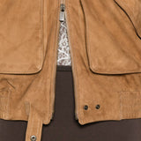 Giacca con zip in marrone Salvatore santoro - donna 