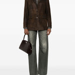 Blazer con tasche in marrone Salvatore santoro - donna 