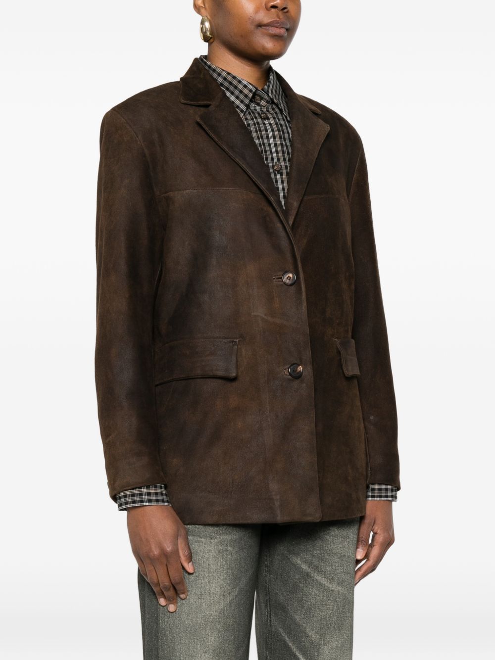 Blazer con tasche in marrone Salvatore santoro - donna 