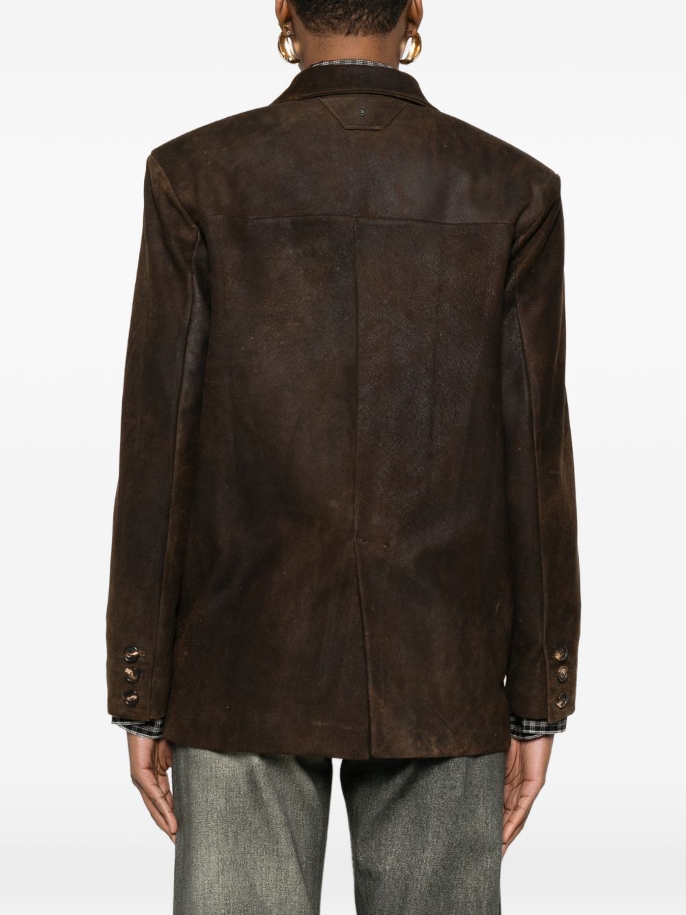 Blazer con tasche in marrone Salvatore santoro - donna 
