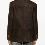 Blazer con tasche in marrone Salvatore santoro - donna 