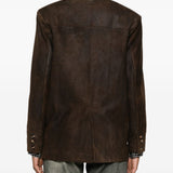 Blazer con tasche in marrone Salvatore santoro - donna 
