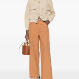 Giacca con tasche in suede in beige Salvatore santoro - donna 