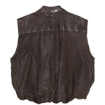 Gilet con zip in marrone Salvatore santoro - donna 