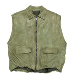 Gilet con zip in verde Salvatore santoro - donna 