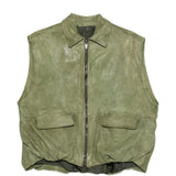Gilet con zip in verde Salvatore santoro - donna 