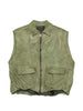 Zip-up vest in green Salvatore Santoro - women