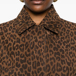 GIACCA CON STAMPA ANIMALIER IN MARRONE Salvatore santoro - donna 