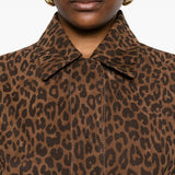 GIACCA CON STAMPA ANIMALIER IN MARRONE Salvatore santoro - donna 