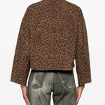 GIACCA CON STAMPA ANIMALIER IN MARRONE Salvatore santoro - donna 
