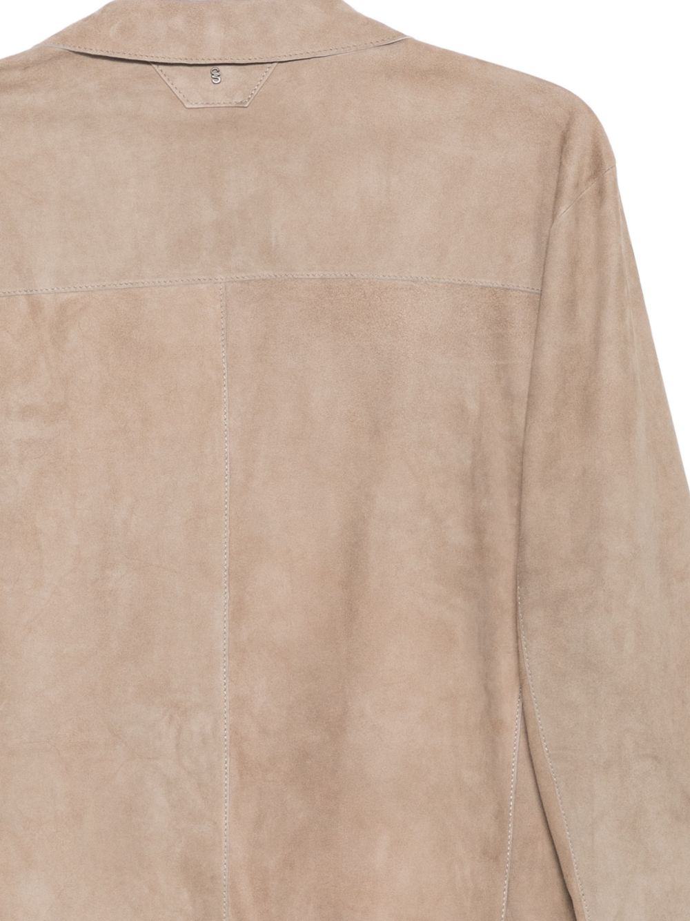 Giacca in pelle beige Salvatore santoro - uomo 