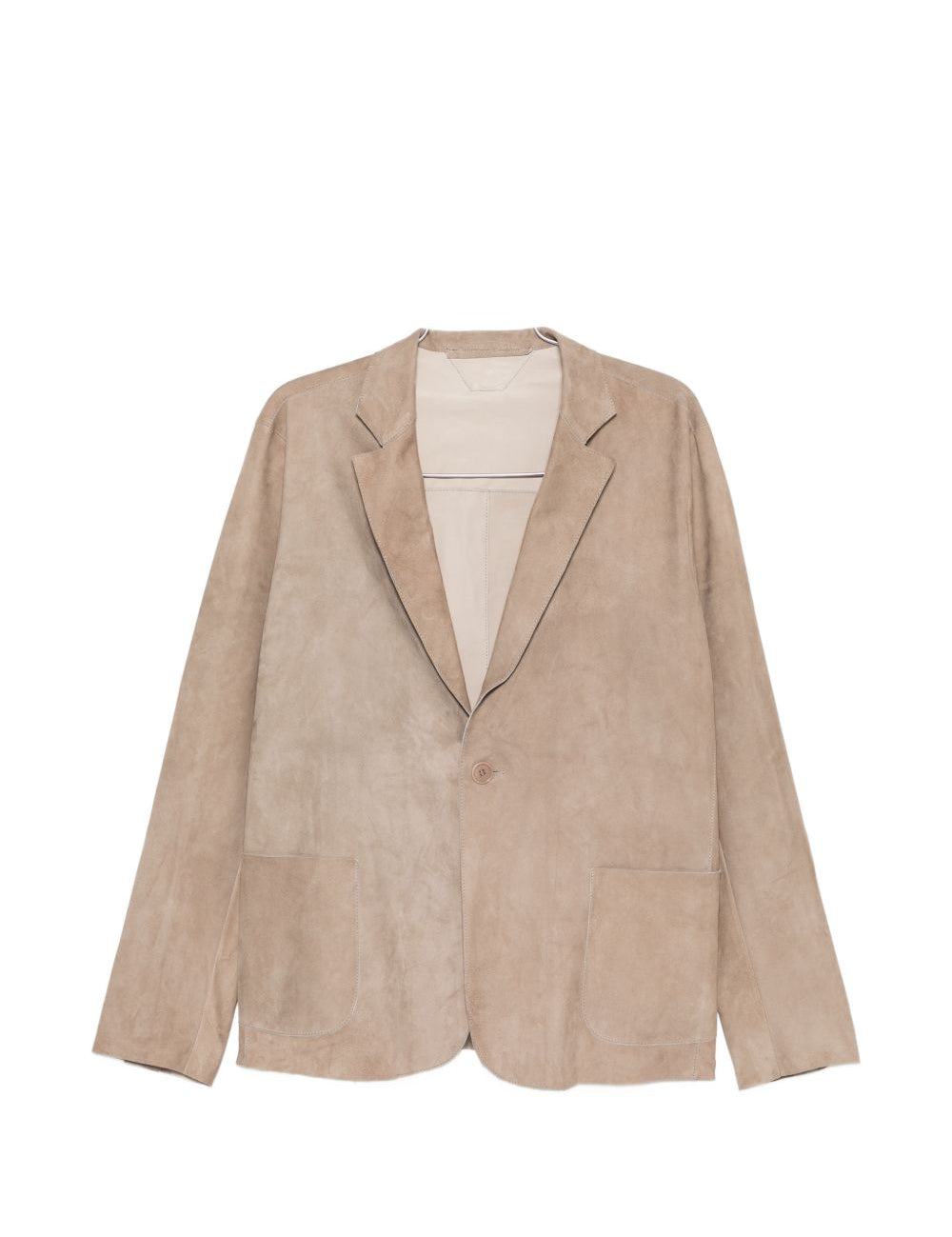 Giacca in pelle beige Salvatore santoro - uomo 