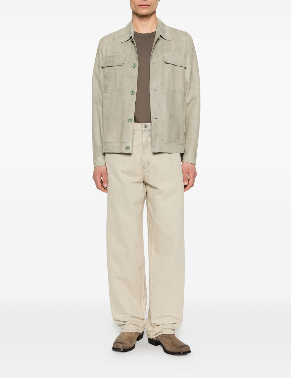 Giacca con tasche applicate in beige Salvatore santoro - uomo 