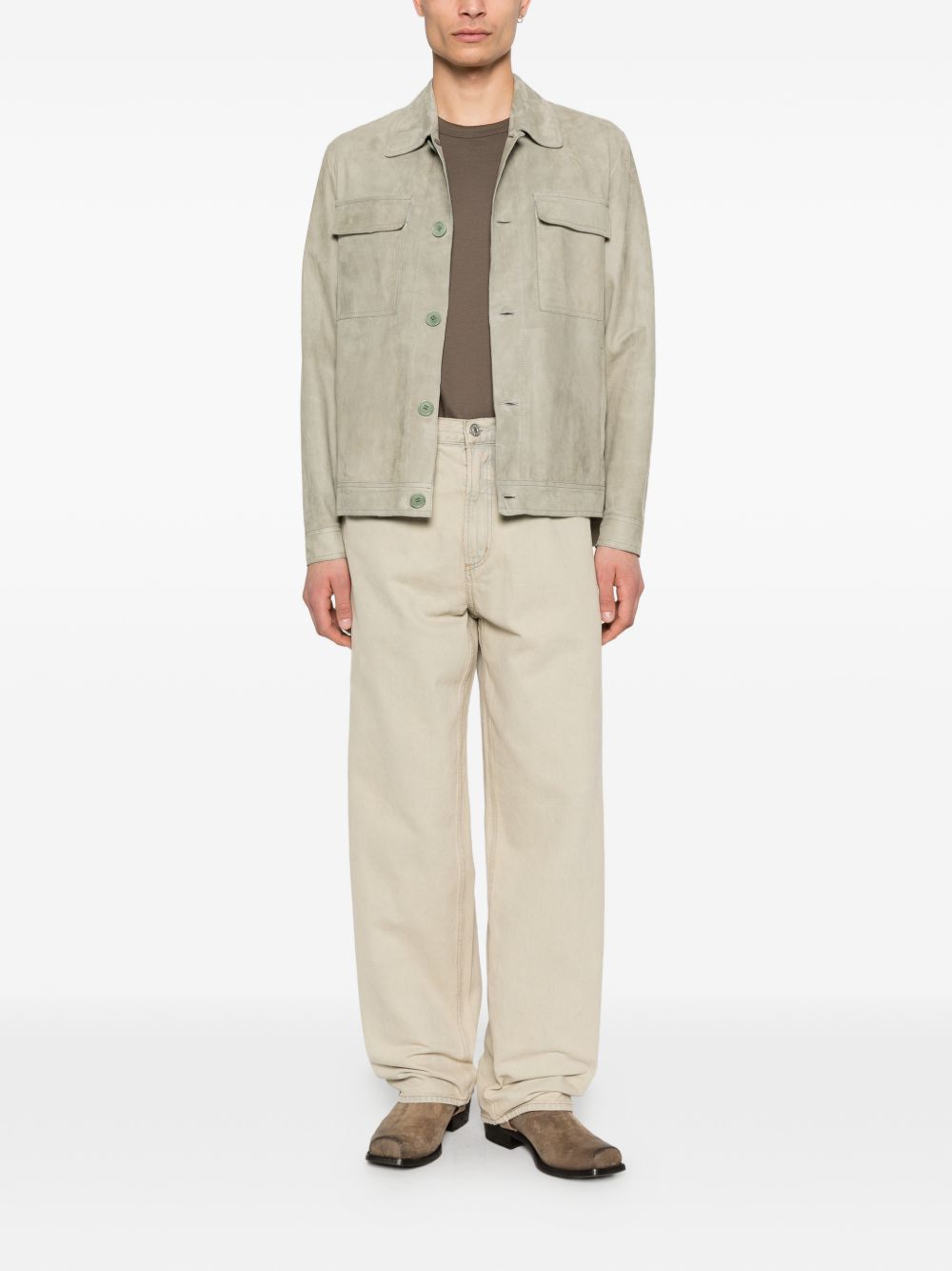 Giacca con tasche applicate in beige Salvatore santoro - uomo 