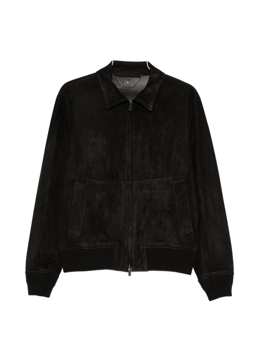Giacca in pelle scamosciata in nero Salvatore santoro - uomo 