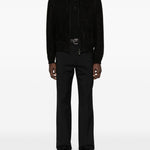 Giacca in pelle scamosciata in nero Salvatore santoro - uomo 