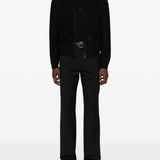 Giacca in pelle scamosciata in nero Salvatore santoro - uomo 