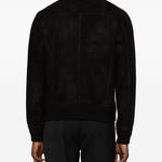 Giacca in pelle scamosciata in nero Salvatore santoro - uomo 