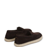 Mocassini in pelle in marrone Santoni - uomo 