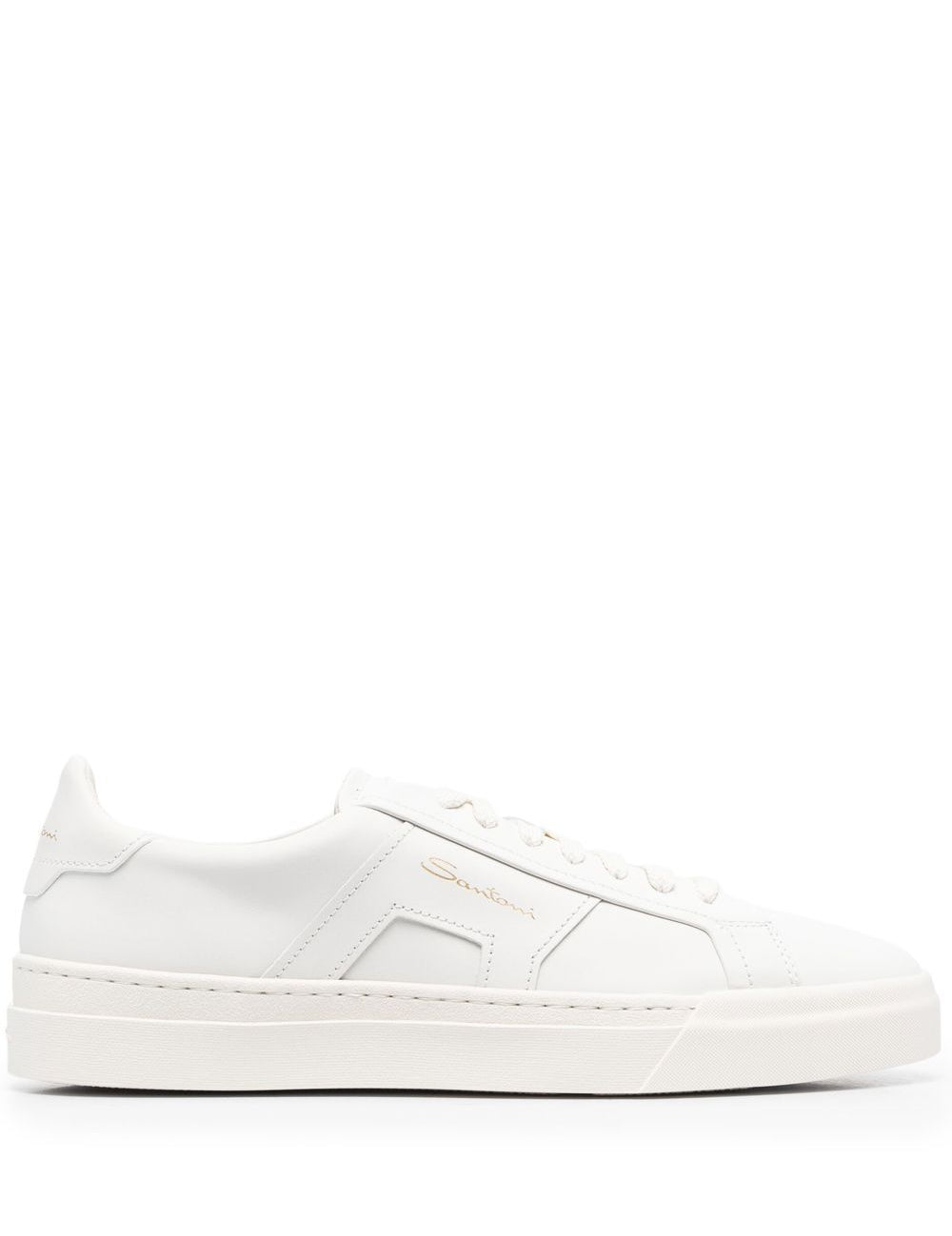 Sneakers con lacc in bianco Santoni - uomo 