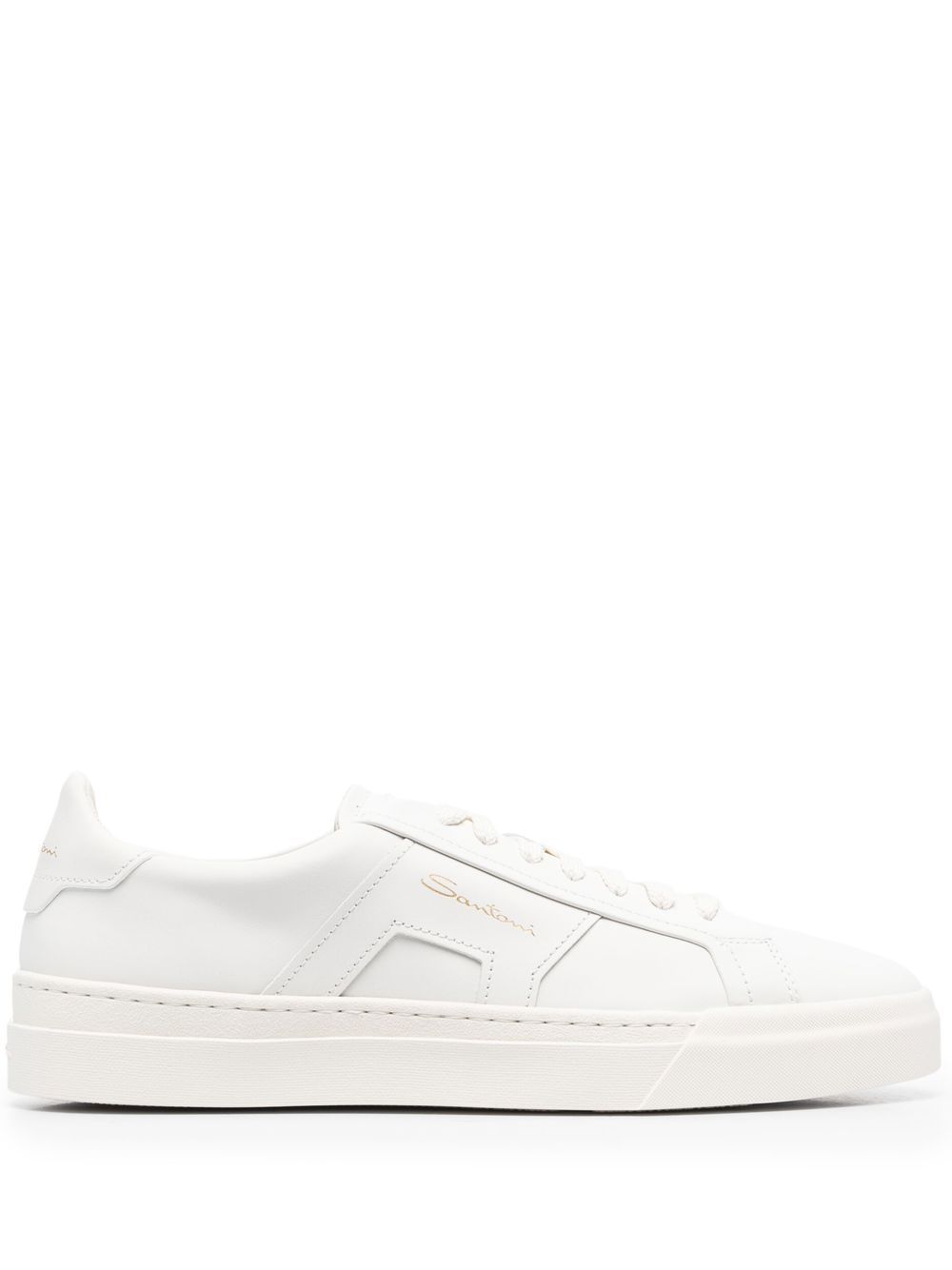 Sneakers con lacc in bianco Santoni - uomo 
