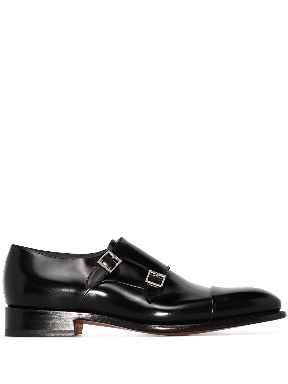 Derby ira in nero Santoni - uomo 