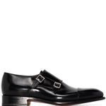 Derby ira in nero Santoni - uomo 