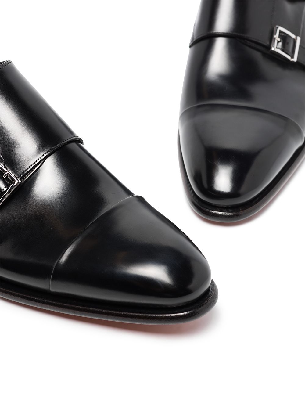 Derby ira in nero Santoni - uomo 