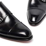 Derby ira in nero Santoni - uomo 