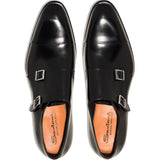 Derby ira in nero Santoni - uomo 
