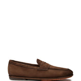 Mocassini penny Carlo in marrone Santoni - uomo 