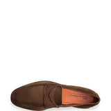 Mocassini penny Carlo in marrone Santoni - uomo 