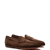 Mocassini penny Carlo in marrone Santoni - uomo 