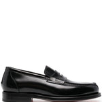 Mocassini gunter  in nero Santoni - uomo 