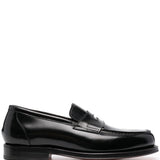 Mocassini gunter  in nero Santoni - uomo 
