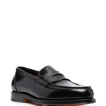 Mocassini gunter  in nero Santoni - uomo 