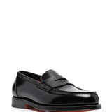 Mocassini gunter  in nero Santoni - uomo 