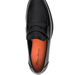 Mocassini gunter  in nero Santoni - uomo 