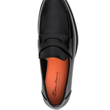 Mocassini gunter  in nero Santoni - uomo 