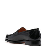 Mocassini gunter  in nero Santoni - uomo 