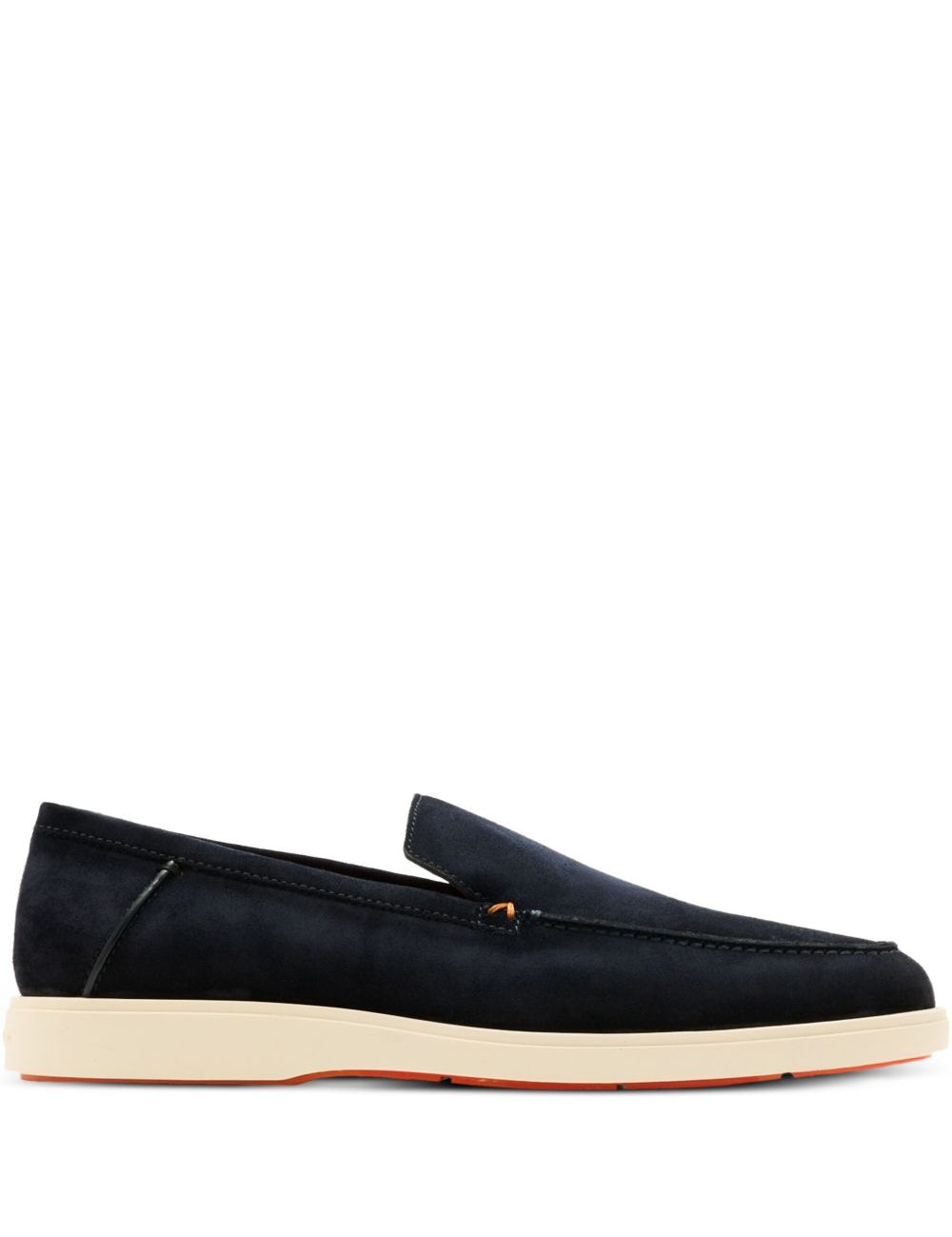 Mocassini con cuciture a contrasto in blu Santoni - uomo 
