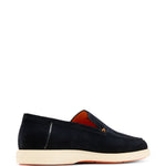 Mocassini con cuciture a contrasto in blu Santoni - uomo 
