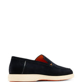 Mocassini con cuciture a contrasto in blu Santoni - uomo 