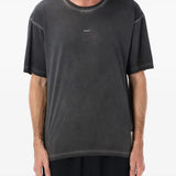 T-shirt girocollo in grigio Satisfy - unisex 