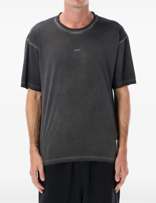 T-shirt girocollo in grigio Satisfy - unisex 