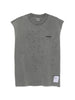 Canotta smanicata in grigio Satisfy - unisex