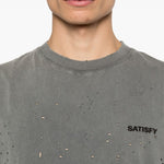 Canotta smanicata in grigio Satisfy - unisex 