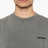 Canotta smanicata in grigio Satisfy - unisex 