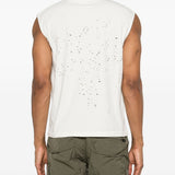 Canotta girocollo in bianco Satisfy - unisex 