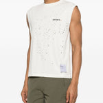 Canotta girocollo in bianco Satisfy - unisex 